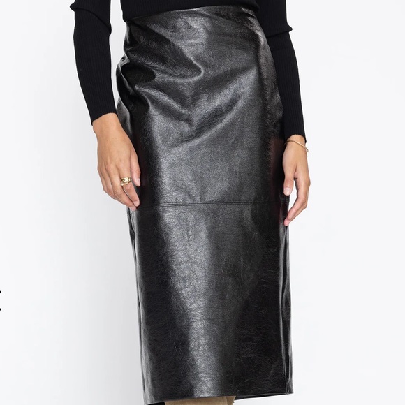 Brochu Walker Irene Vegan Leather Skirt - Picture 2 of 4